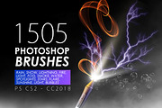 SALE! 1505 VFX Photoshop Brushes, a Brush Add-On by ArtistMef (Thumbnail 1 of 27)