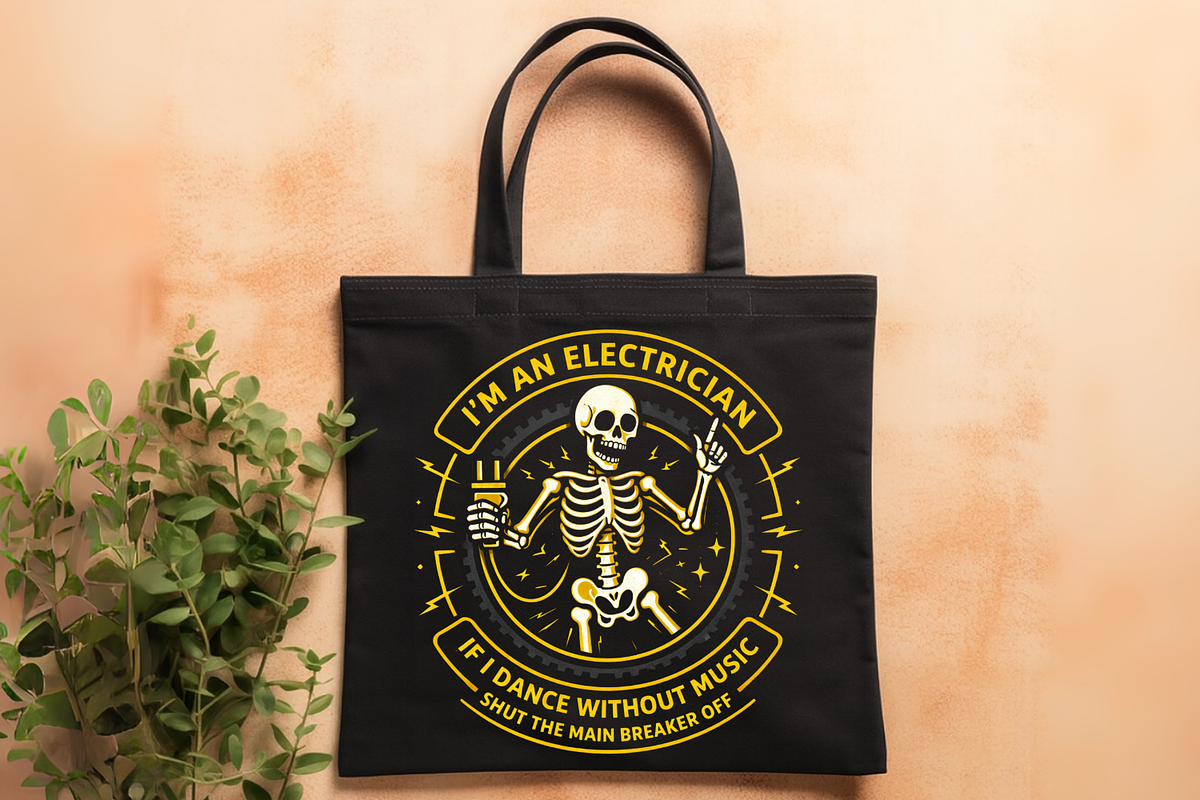 Funny Electrician Skeleton PNG, a Person Illustration by Design Station (Photo 3 of 3)