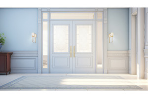 privacy front door interior ai, an Architecture Photo by pikepicture