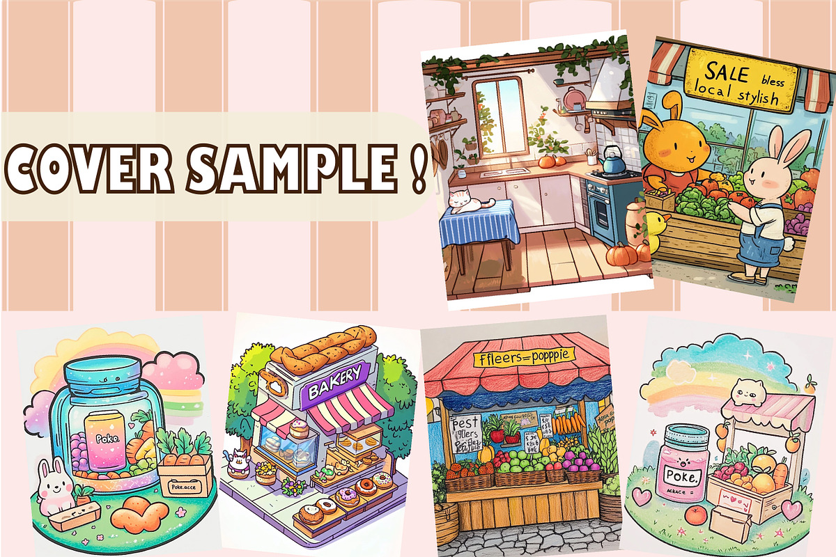 Little Corner Cute & Comfy Coloring, an Animal Illustration by Design Zone