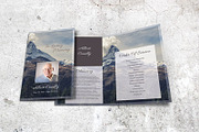 Mountain Peak Funeral Program, a Brochure Template by Final Tribute (Thumbnail 2 of 5)
