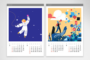 Colorful Calendar 2023