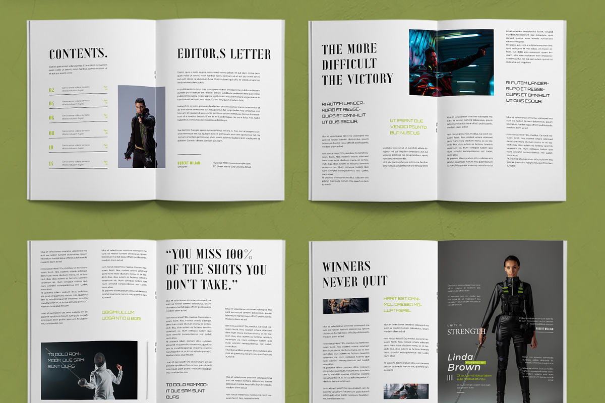 Magazine Layout, a Magazine Template by ContestDesign (Photo 2 of 3)
