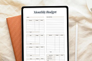 Budget Planner, a Stationery Template by DesignDevisers (Thumbnail 1 of 9)