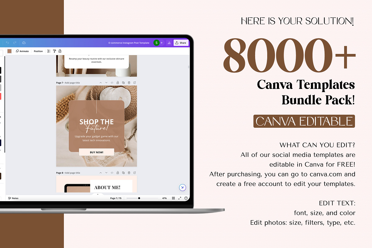 Ultimate Mega Template Bundle Pack, a Social Media Template by Snapybiz (Photo 5 of 13)