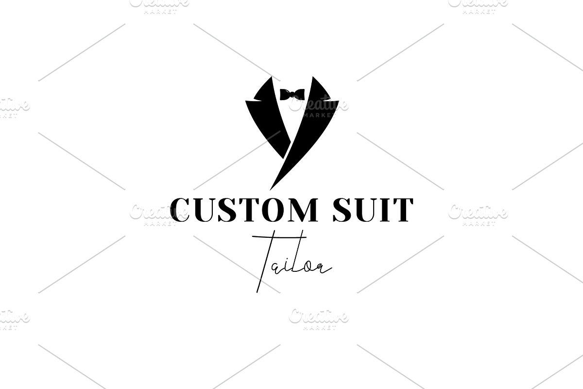 Vintage Tailor Suit Badge Bundle, a Branding & Logo Template by Dyn Studio (Photo 5 of 6)