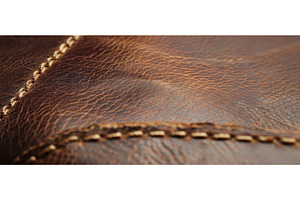 Brown leather texture with detailed, a Background Photo by piter.goskov
