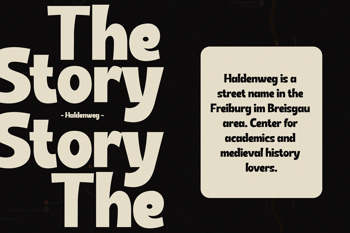 Haldenweg - Bold Retro Sans, a Sans Serif Font by Graphicfresh (Photo 2 of 8)
