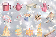 Winter floral compositions and decor, a Decorative Illustration by Watercolor arts (Thumbnail 7 of 11)