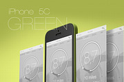 iPhone 5C Mock Ups, an iPhone Mockup by Aldo (Thumbnail 4 of 5)