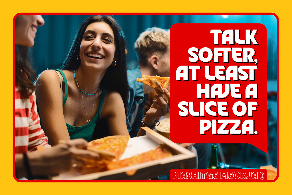 Cheeser – Stylistic Display Font, a Sans Serif Font by Casloop Studio (Photo 8 of 10)