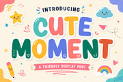 Cute Moment – Playful Kids Font, a Sans Serif Font by Limited.studio (Thumbnail 1 of 5)