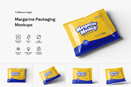 Margarine Packaging Mockups