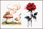 Vintage Alice in Wonderland Clipart, an Illustration by Sublimation Artist (Thumbnail 3 of 6)