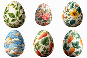 Easter Egg Pattern Clipart, an Illustration by Libby Wishes (Thumbnail 6 of 7)