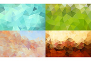 20 triangle backgrounds, a Pattern Graphic by Xella Design (Thumbnail 3 of 8)