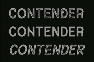 VT Contender - Vintage Display Font