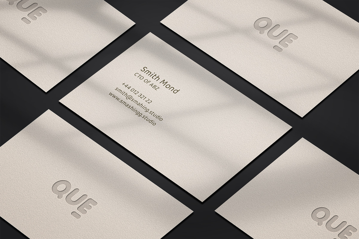 Business card Template & 3 Mock-up, a Business Card Template by Smashing_Studio (Photo 3 of 4)