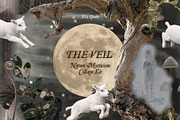 The Veil – Mystical Collage Kit, an Object Graphic by Eva Gentle (Thumbnail 1 of 13)