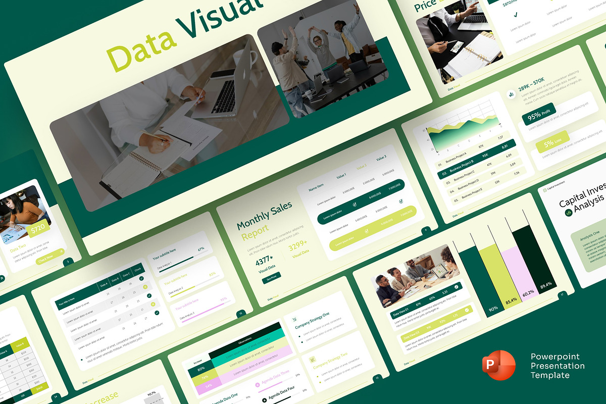 Data Visual PowerPoint Presentation
