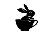 Cute Bunny Coffee Cup Vector Bundle, an Illustration by Designs_River (Thumbnail 30 of 49)