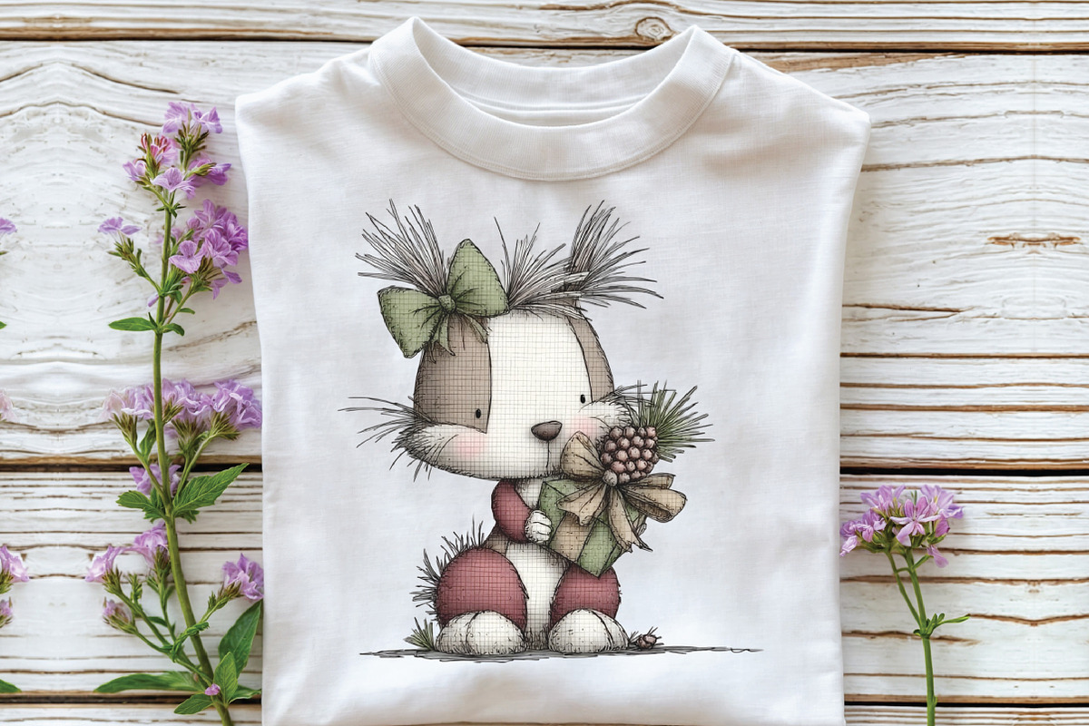 whimsical Santa reindeer clipart, an Illustration by CraftArtStudio (Photo 5 of 6)