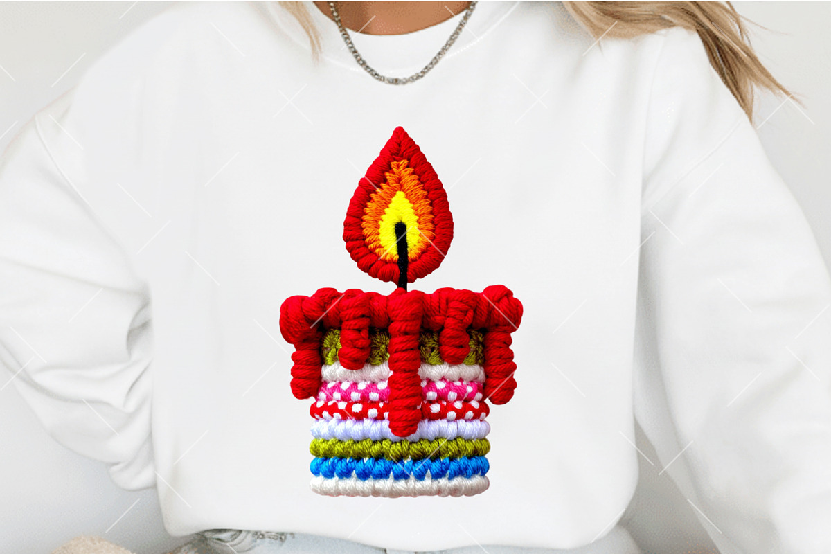 Yarn Crochet Christmas Clipart, an Illustration by OK Design (Photo 4 of 6)