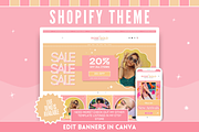 Cute Rose Gold Shop Banner Templates, a Shopify Template by SunshineStudioBoutique (Thumbnail 9 of 9)