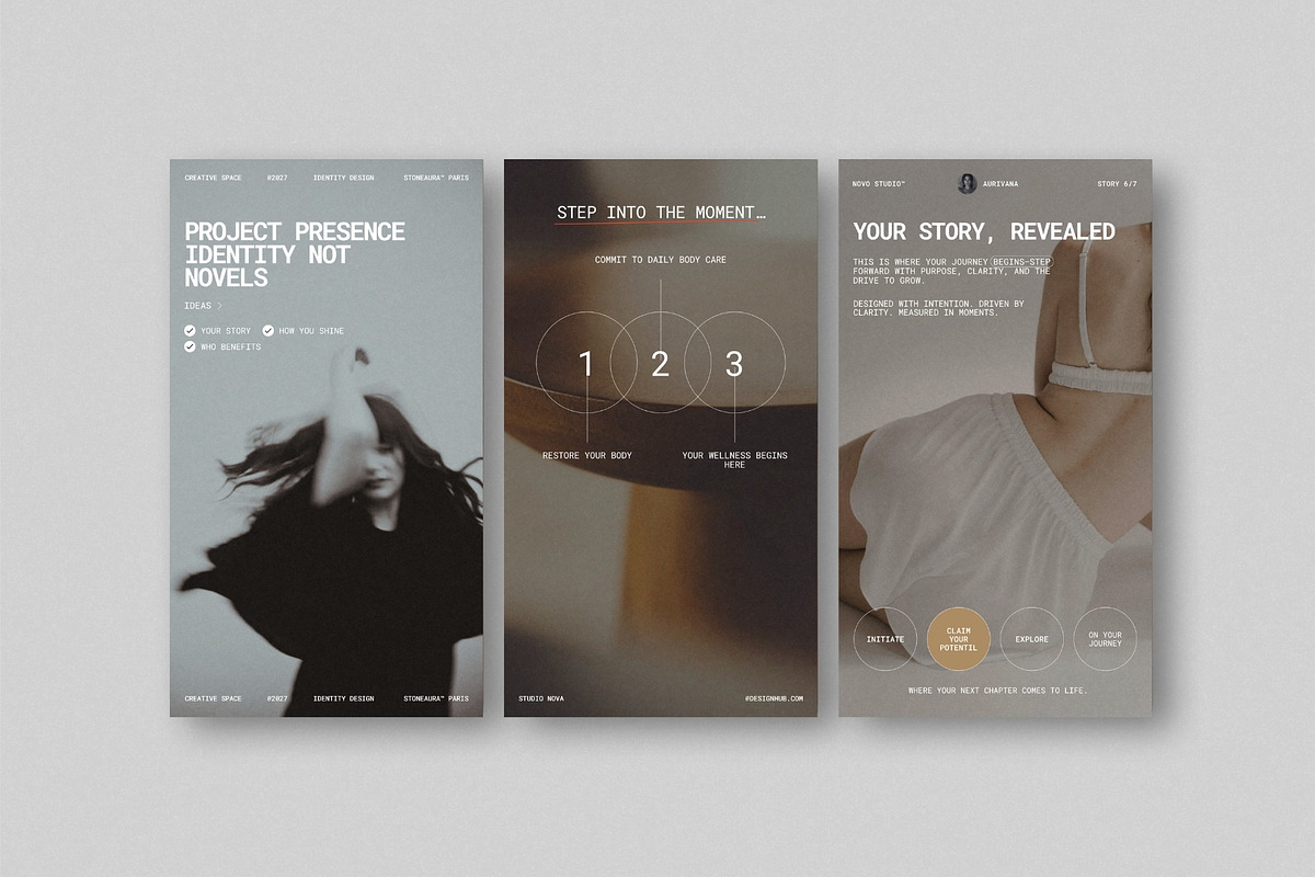 ZENO | Instagram STORIES Bundle, a Social Media Template by The Aesthetic Studio (Photo 9 of 10)