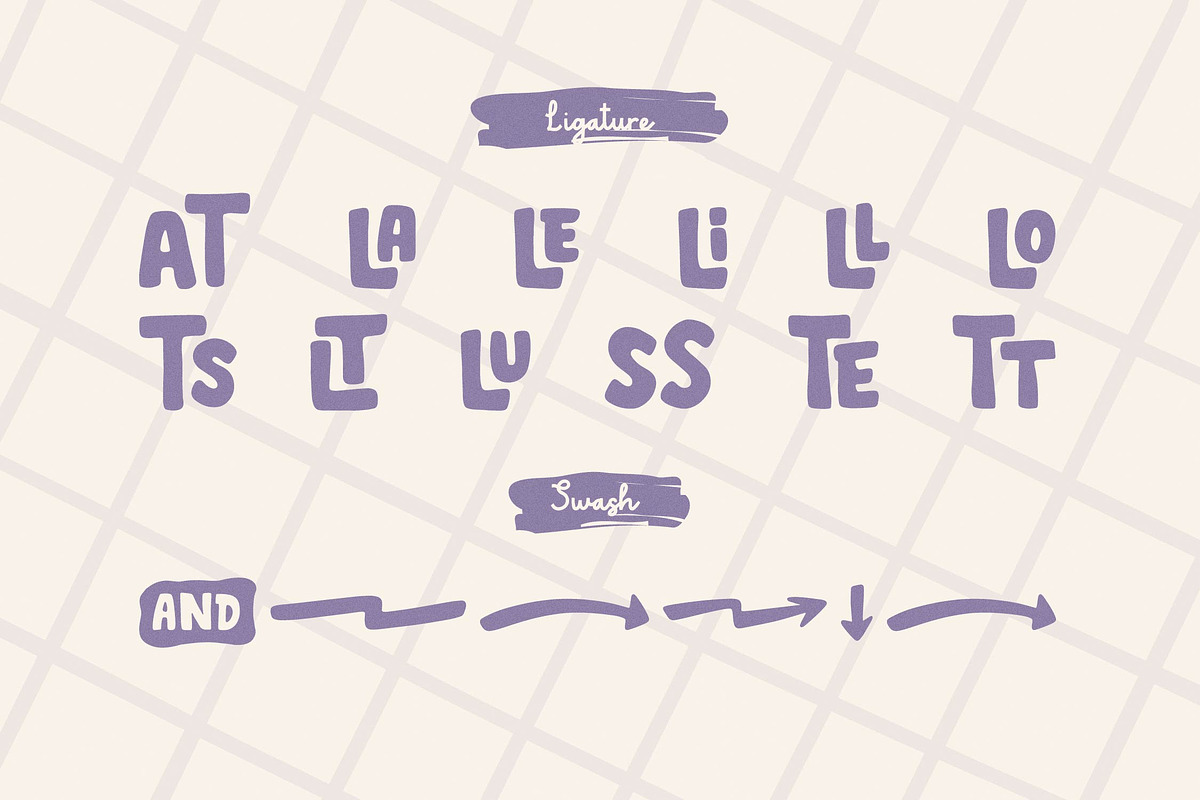 Sparkle Squad | Hand Drawn Font, a Handwritten Font by Denustudios (Photo 12 of 15)