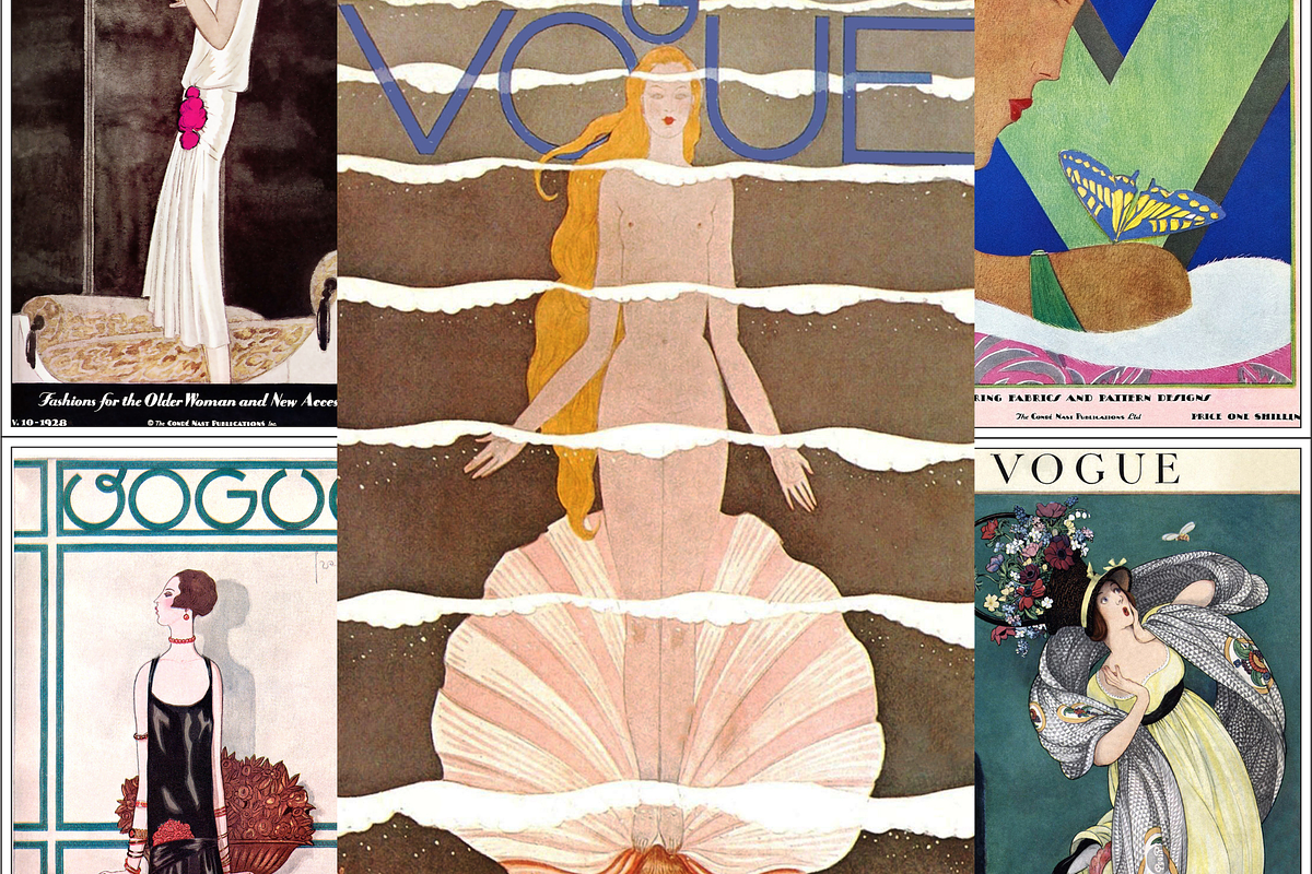 Vintage Vogue Magazine Covers, a Beauty & Fashion Photo by Timeless Artwork Co (Photo 3 of 7)