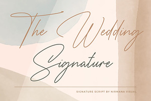 The Wedding Signature - Script