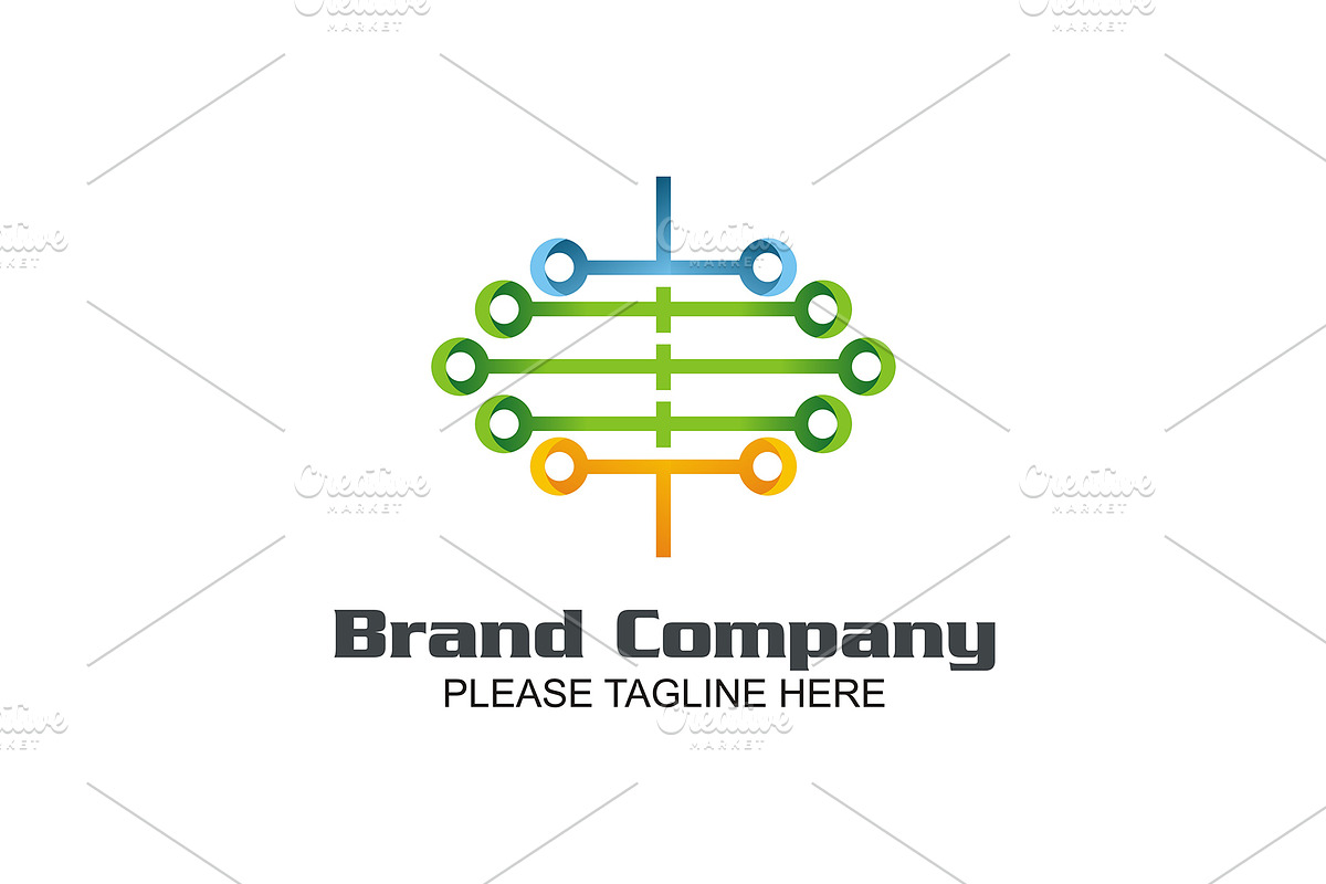 20 Logo Technology Templates Bundle, a Branding & Logo Template by Friendesigns (Photo 4 of 21)
