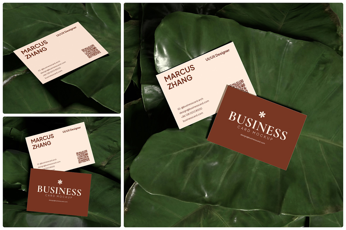 Business Card Mockup, an Advertising Mockup by Unerispace (Photo 1 of 5)