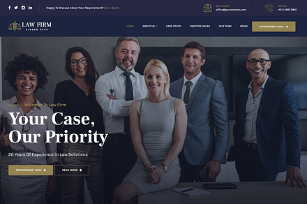 Law Firm - Landing Lawyer Page, a Bootstrap Template by alphawd