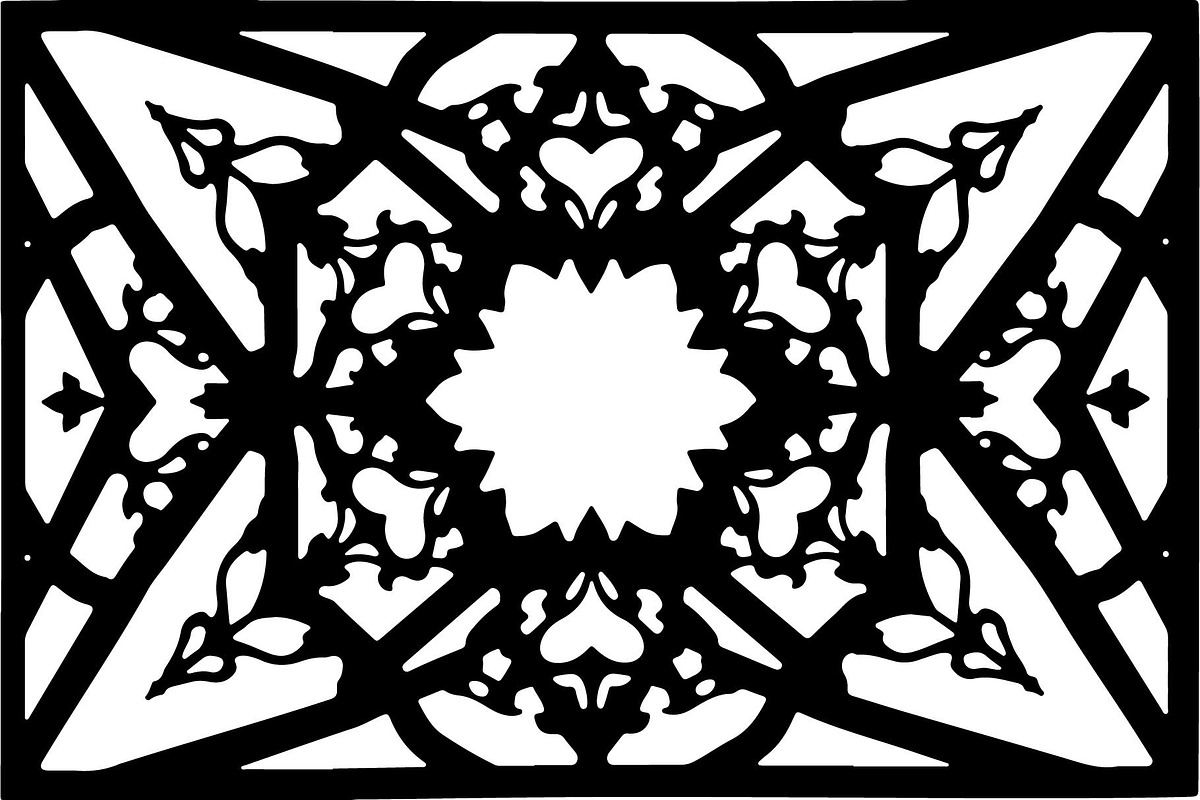 Geometric Laser Cut Panel Set, an Object Graphic by jahid234 (Photo 11 of 13)