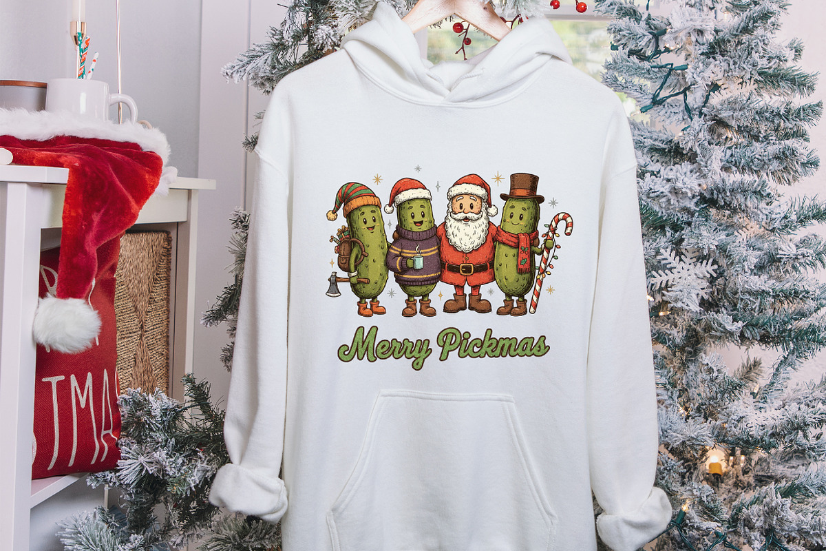 Funny Pickle Christmas PNG, an Illustration by designcity5 (Photo 8 of 8)