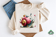 Whimsical Summer Snail Clipart, an Illustration by Craft Nest (Thumbnail 7 of 12)
