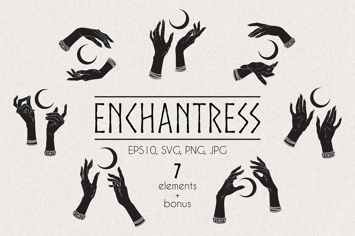 Enchantress. Magic designs +bonus, an Illustration by Croisy (Photo 1 of 7)