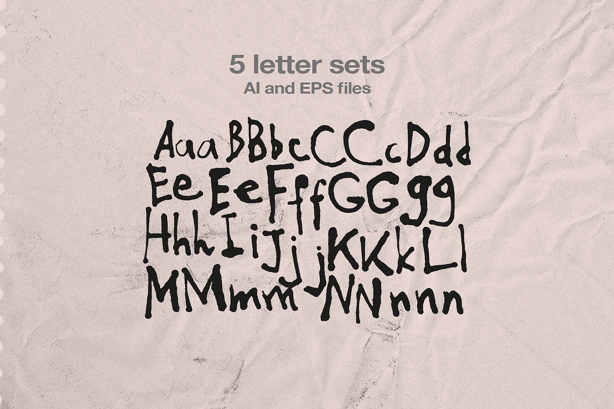 Scribbles 560+Lines, Letter Sets, an Object Graphic by Marie T (Photo 10 of 15)