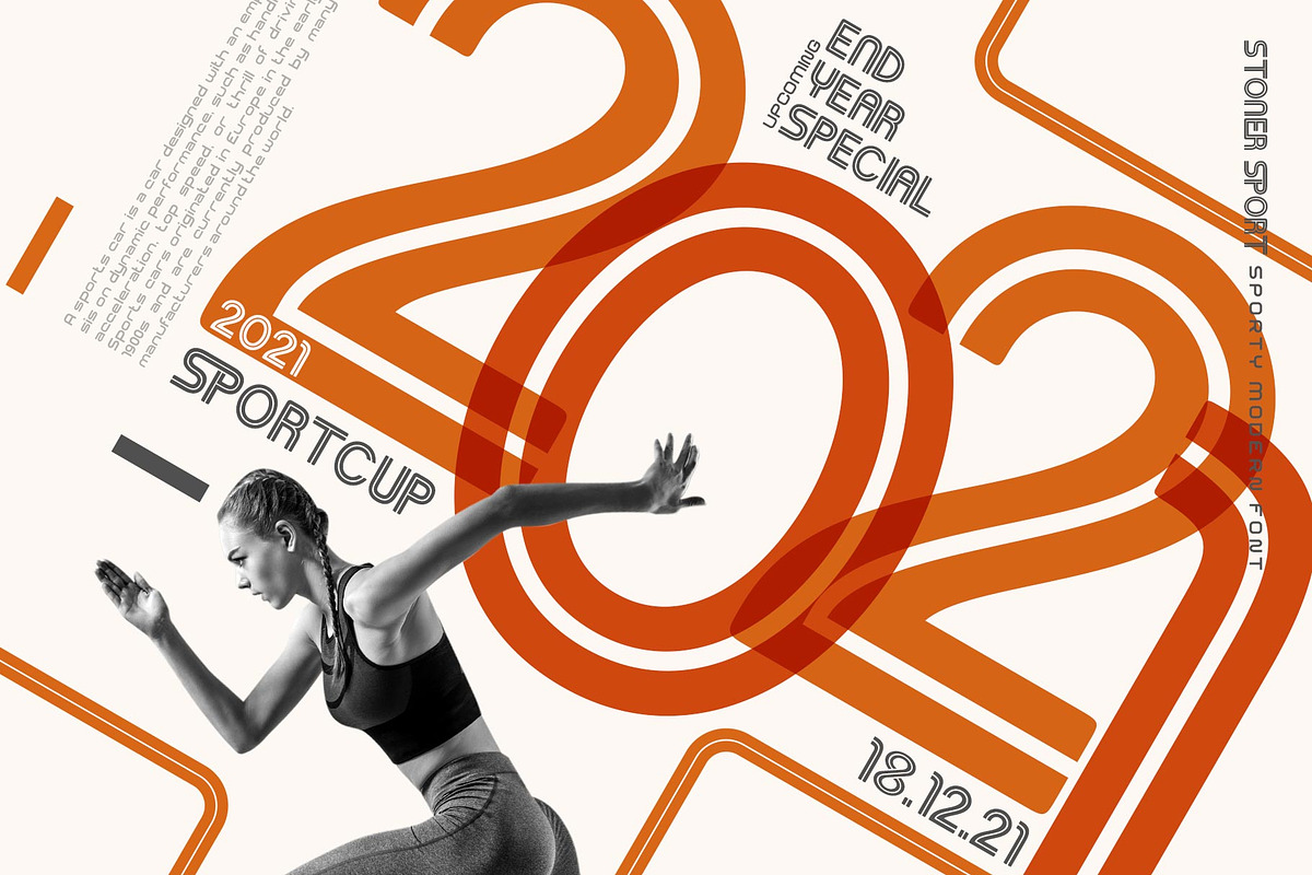 Stoner Sport Typeface, a Script Font by alit design (Photo 10 of 15)