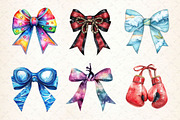 Sports Bow Sublimation Clipart, a Work Illustration by Dream Creation (Thumbnail 5 of 5)
