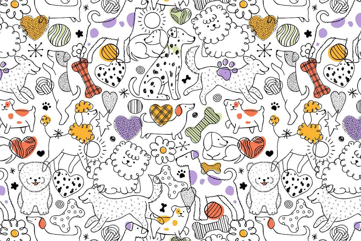 Dog illustrations, an Animal Illustration by adehoidar (Photo 2 of 10)