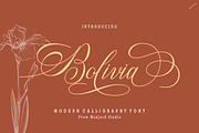 Bolivia Script, a Script Font by Madjack.font (Thumbnail 9 of 9)