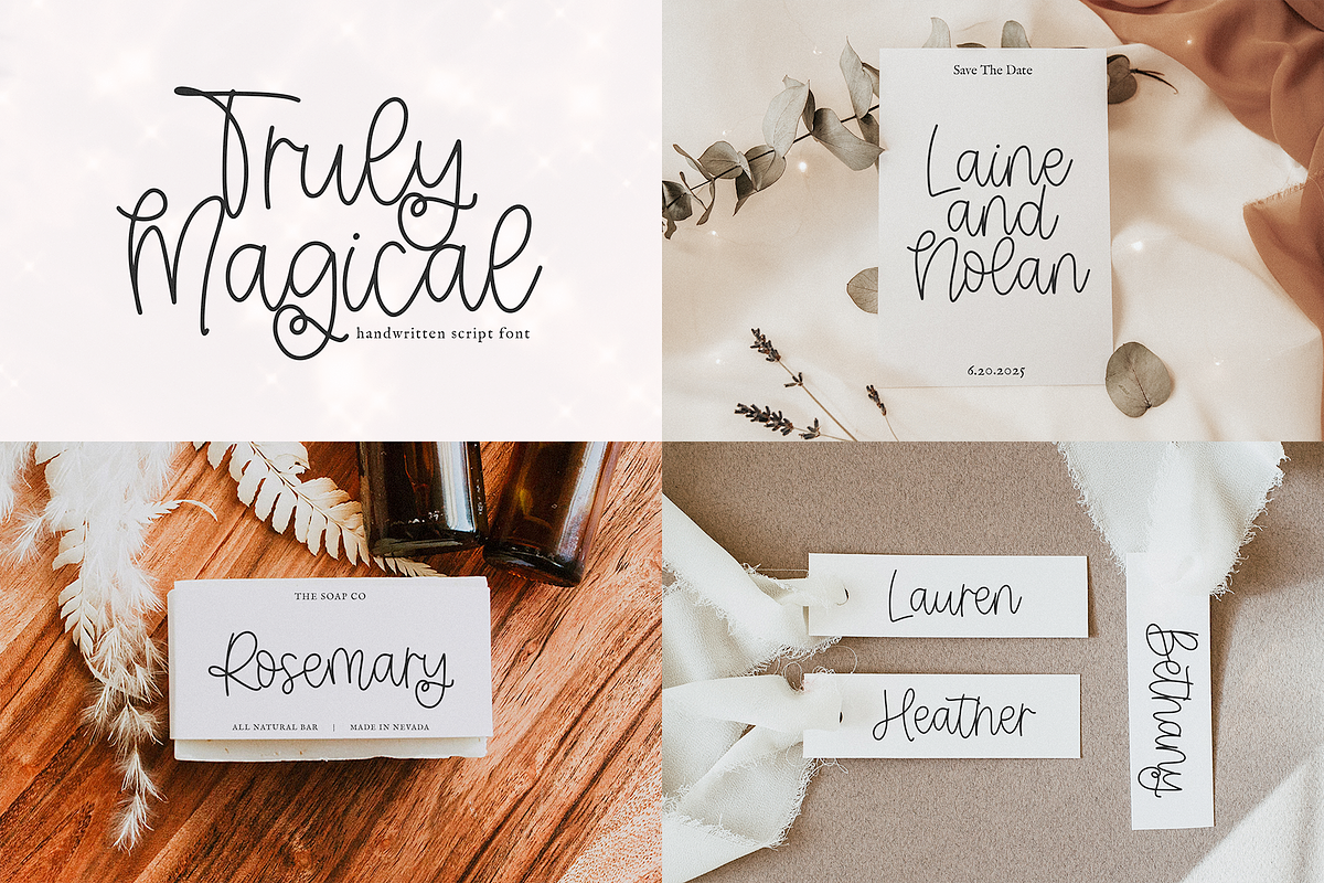 The Little Farmhouse Font BUNDLE, a Script Font by KA Designs