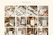 Seasonal Stationery Card Mockups., a Product Mockup by Designwork (Thumbnail 2 of 11)
