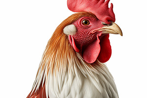 The rooster is isolated, an Animal Photo by Imaginarium