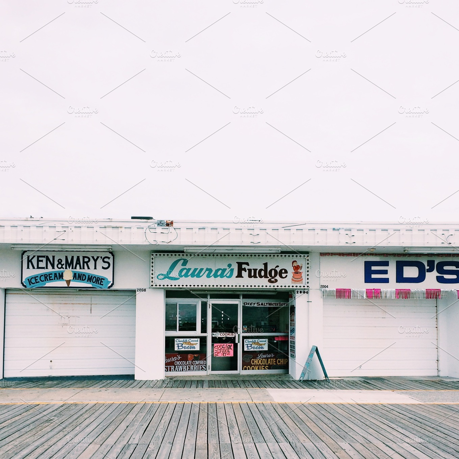 Boardwalk stock photo