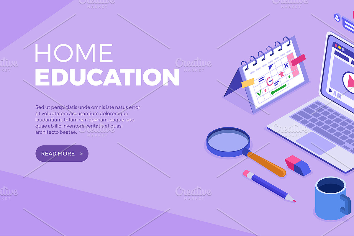 Online distance education technology, an Education Illustration by TAlex (Photo 4 of 6)