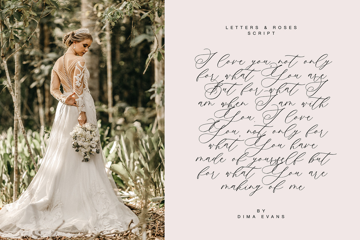 Letters & Roses Luxury Script preview 5